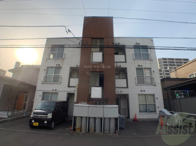 建物外観　札幌市北区北３８条西「ハイツ・フランセ３８」