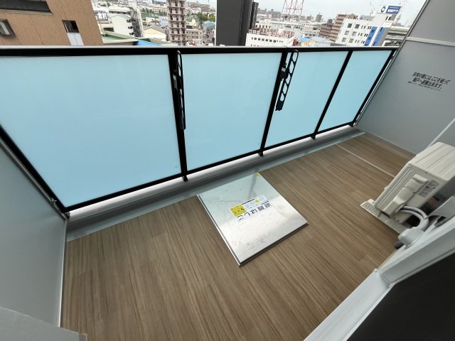 バルコニー　広々としたバルコニーです