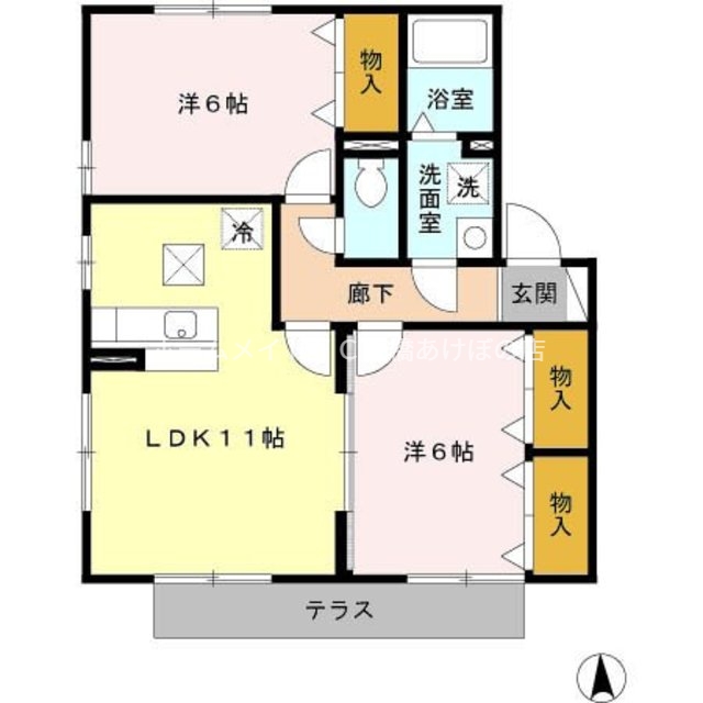 レセンテ柱の間取り