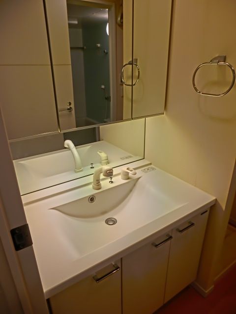 洗面設備　シャンプードレッサー付洗面台