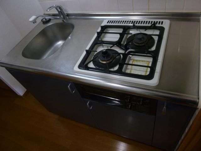 キッチン　★２口ガスシステムキッチン★