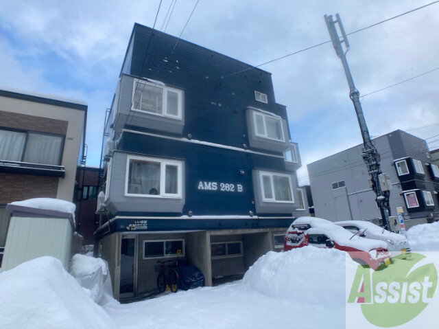 建物外観　札幌市東区北２６条東「ＡＭＳ２６２Ｂ」