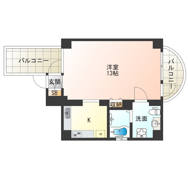 SENSE UMEKITAの間取り写真