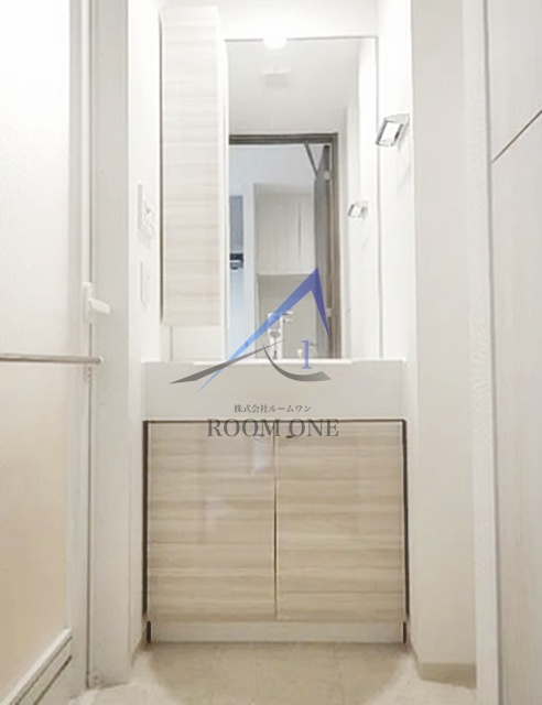 洗面設備　洗面台です。