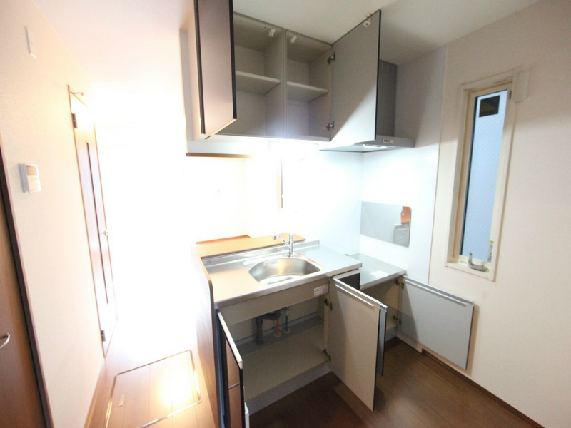 キッチン　カウンターキッチン（ガス2口コンロ設置できます）