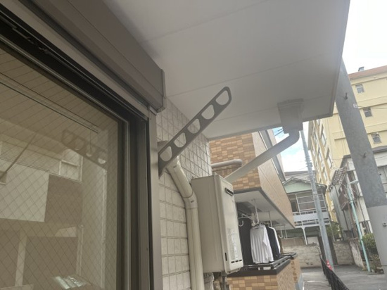 バルコニー　お洗濯の外干しもできます