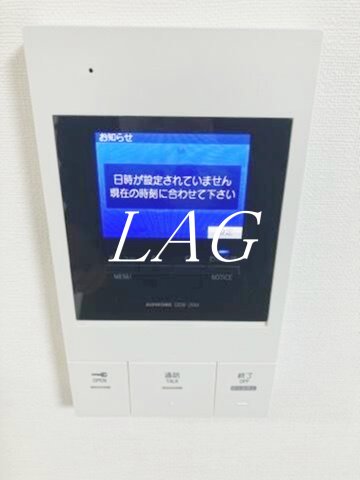 セキュリティ　モニター付インターホンです。