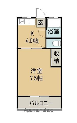 アルカコンネ成富の間取り写真