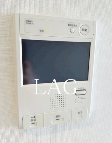 セキュリティ　モニター付きインターフォンです。