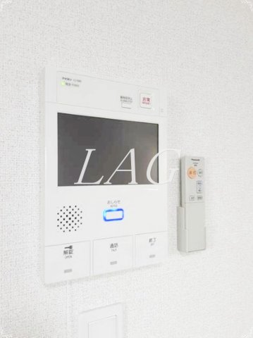 セキュリティ　モニター付きインターフォンです。