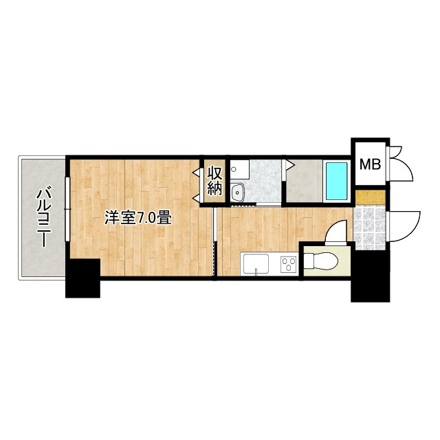 La CASA京橋の間取り写真