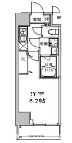 京成押上線 押上駅 徒歩10分 12階建 築5年の間取り写真