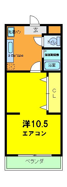 大八木マンションの間取り写真