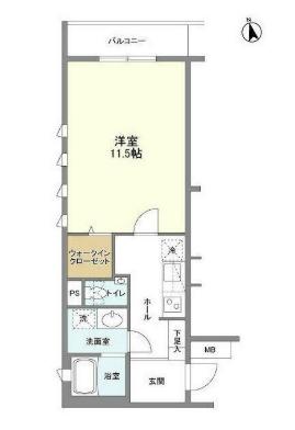 東京メトロ半蔵門線 表参道駅 徒歩10分 4階建 築9年の間取り写真