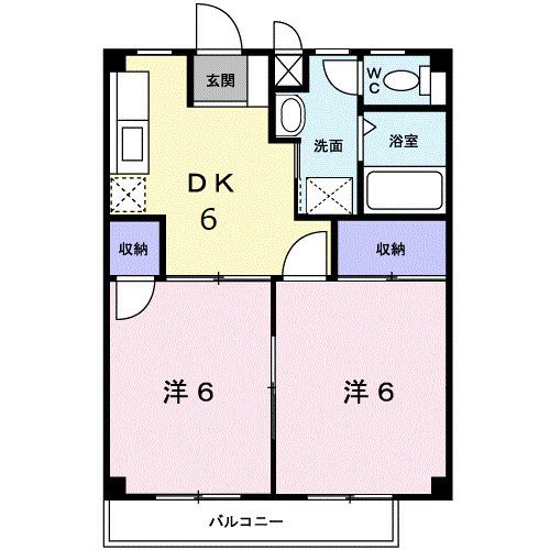 ファミーユIIの間取り写真