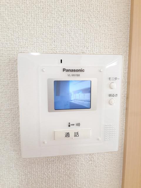 セキュリティ　来訪者の姿を確認できます。