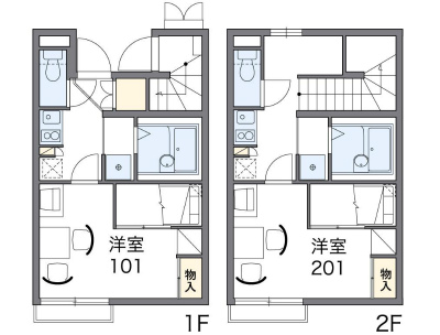 レオパレスベルダカーサの間取り