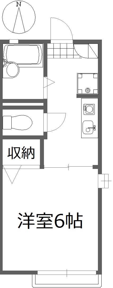 コンフォートディアス朝日町HHの間取り