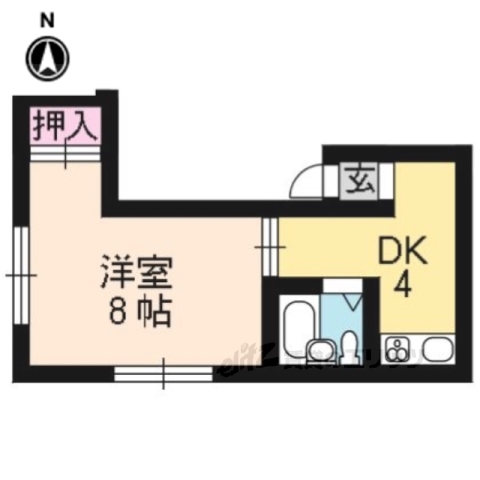 【鞍ヶ谷マンションの間取り】