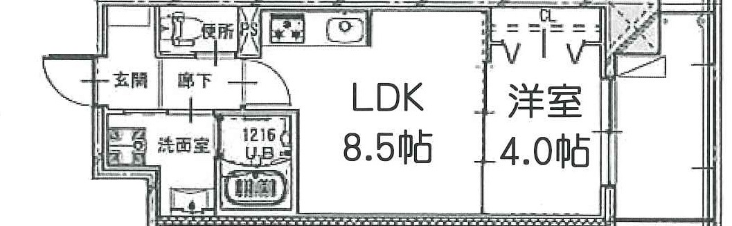 レスポワール正喜の間取り写真
