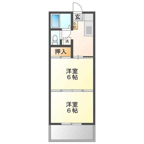 シャンパレスワコーの間取り