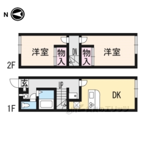 レオパレス上中の間取り