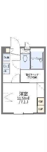 レオパレスアルカンシェルの間取り