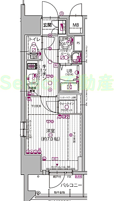 エスリード新栄グランラグジェの間取り