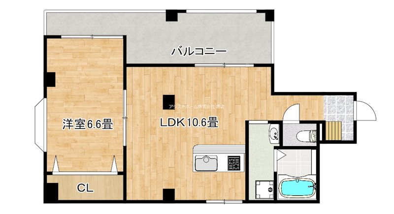 パークT´ホームズザビエルの間取り