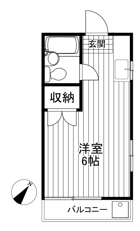 コーポMの間取り