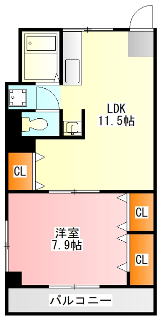 千人町スカイマンションの間取り