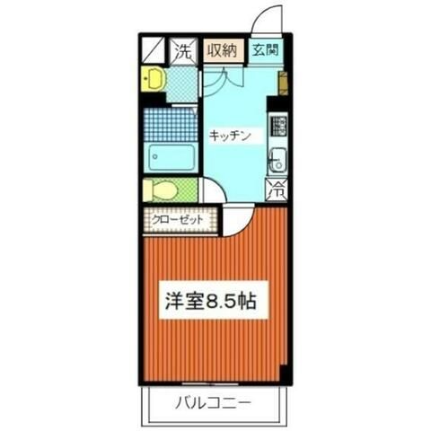 厚木市恩名のマンションの間取り