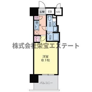 グラマシー京橋の間取り