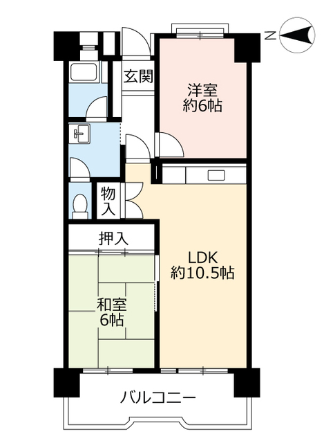 ＵＲポートアイランドの間取り