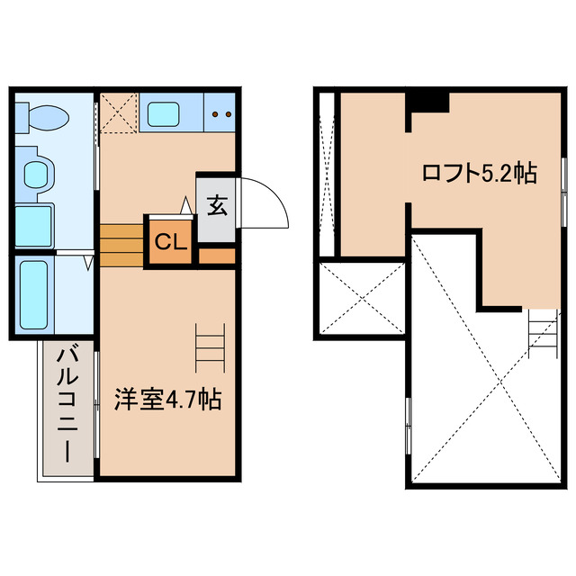 コンフォート津金の間取り