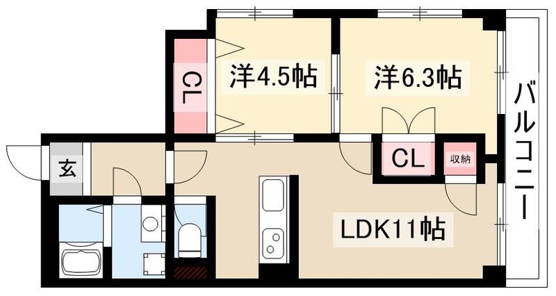 長谷川ビルの間取り