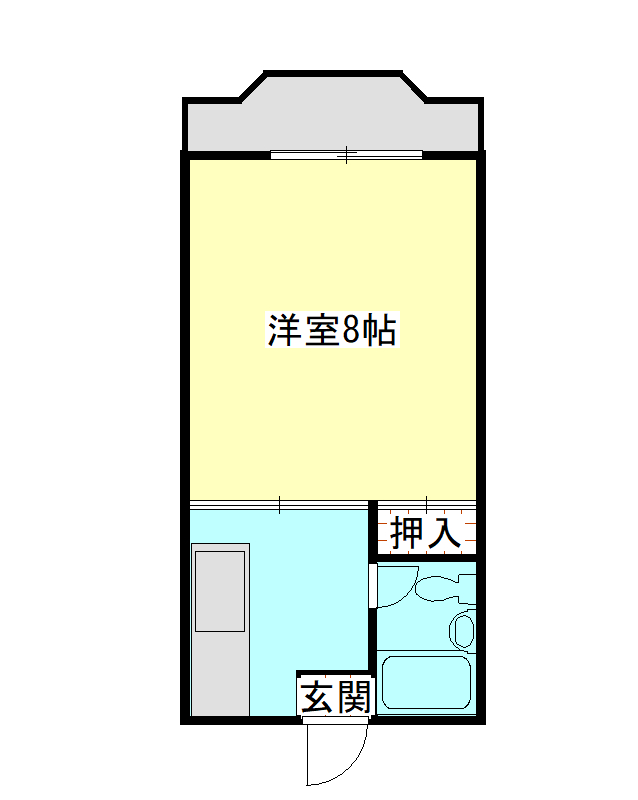 コーポ津嘉山の間取り