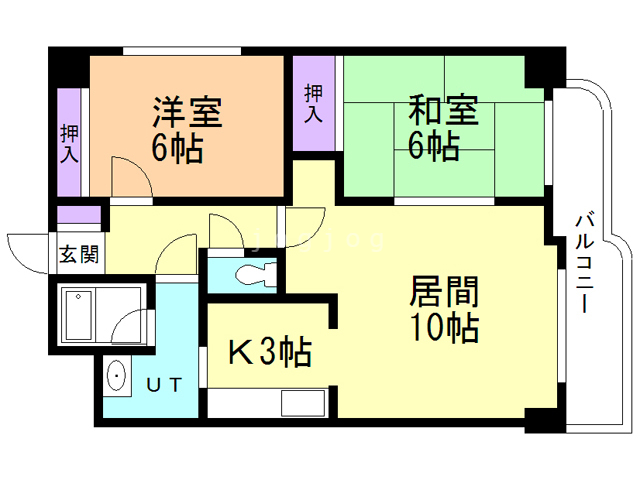 【トラストコート３４の間取り】