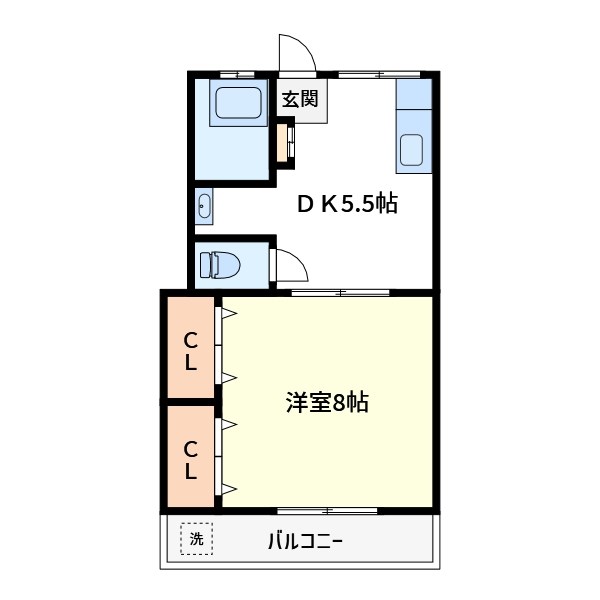 コーポ石井の間取り