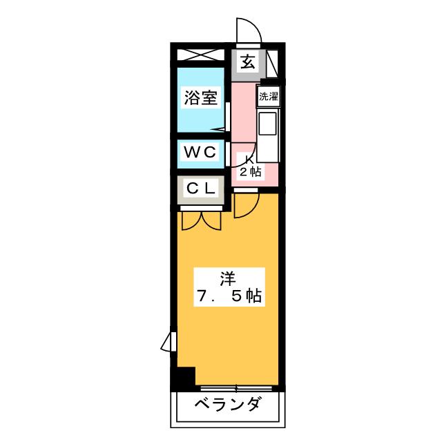 ジュネス東別院の間取り