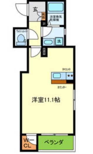 神戸市須磨区北町のマンションの間取り