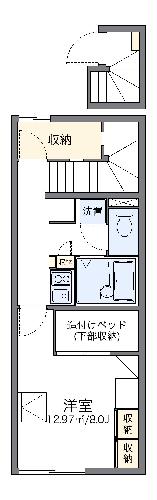 レオパレスエトワールの間取り