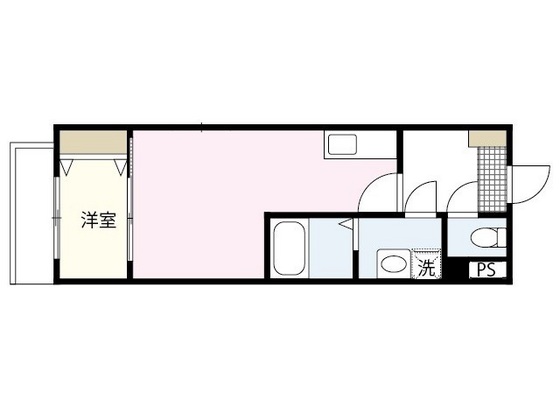 広島市中区舟入幸町のアパートの間取り