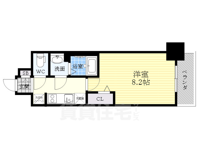 プレサンス上前津プレスの間取り