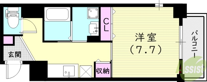 フォルシュ・Kの間取り