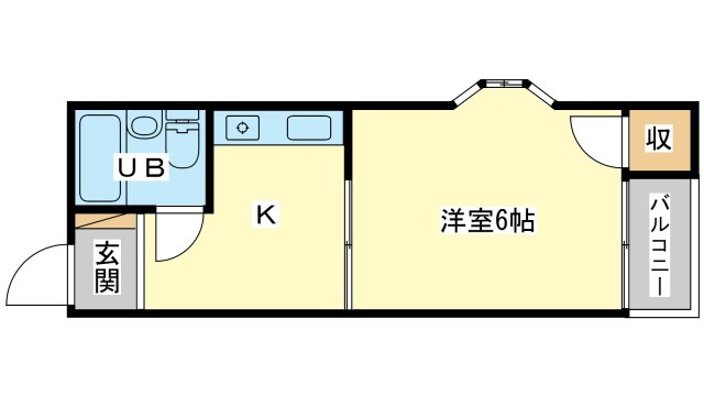 茨木市中村町のマンションの間取り