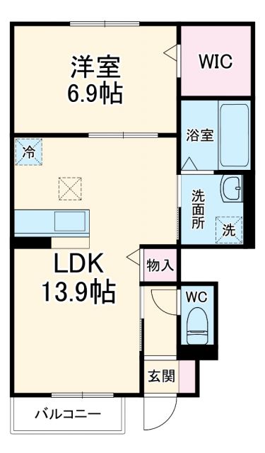 D-ROOM篠原町の間取り