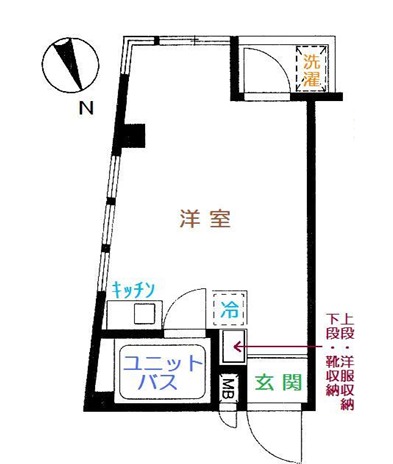 キャッスルマンション山手の間取り