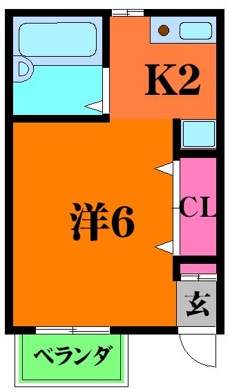 守口市大日東町のアパートの間取り