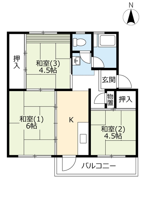 ＵＲ取手井野の間取り